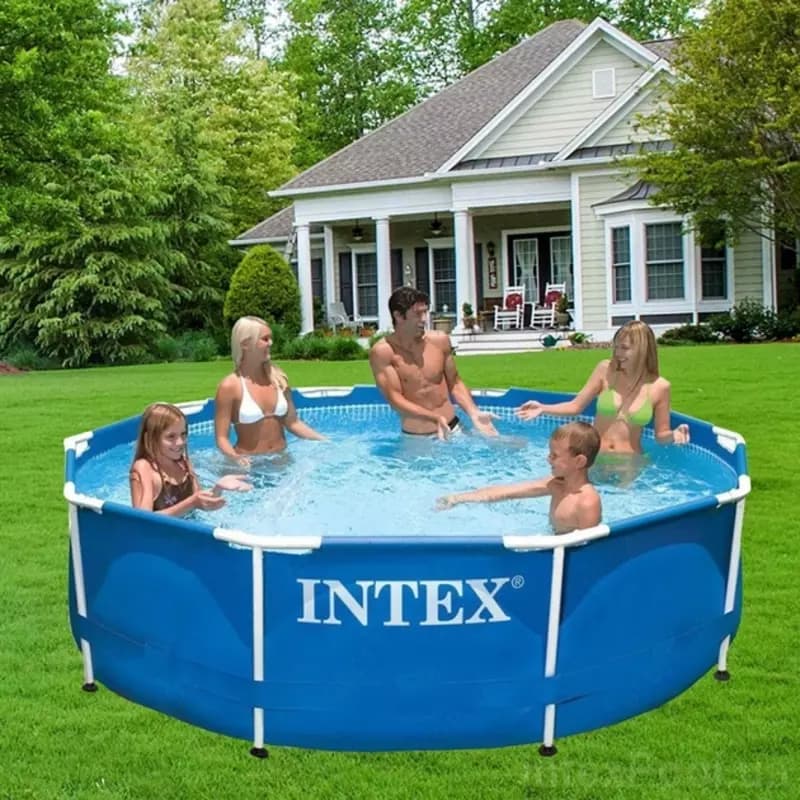INTEX 28200 — Круглый каркасный бассейн 305×76 см — 1