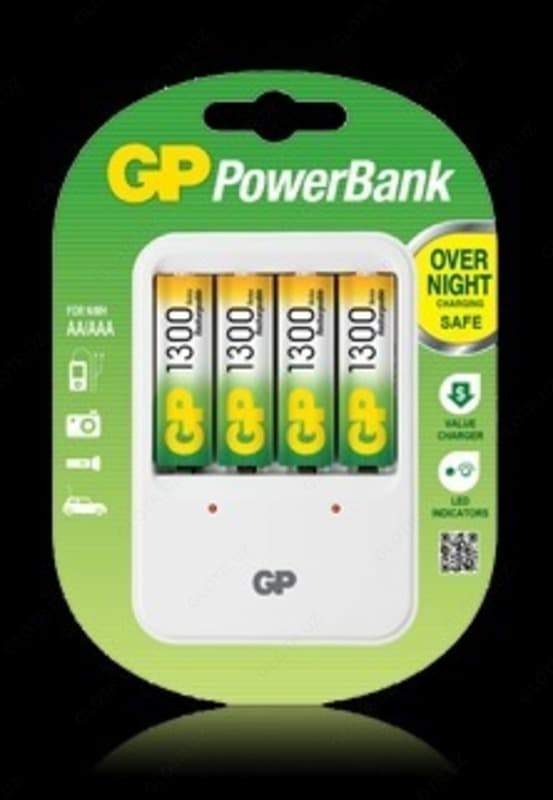 Зарядное устройство GP PowerBank PB420 (на 4 акк) 1*BL — 1