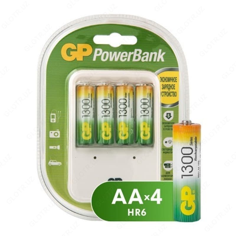 Зарядное устройство GP PowerBank PB420 (на 4 акк) 1*BL — 2