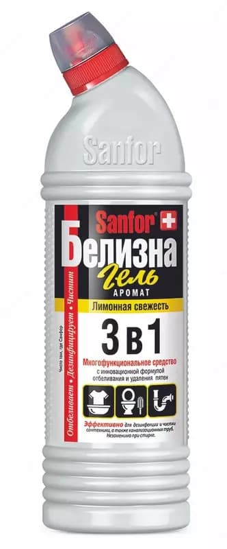 Отбеливающее средство Sanfor ”Белизна”, гель, 700 гр — 2