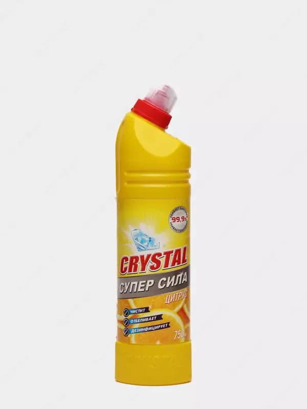 Чистящее средство для ванной и туалета ”CRYSTAL” DEZ, Супер сила, 750 мл (Код - 1353) — 1