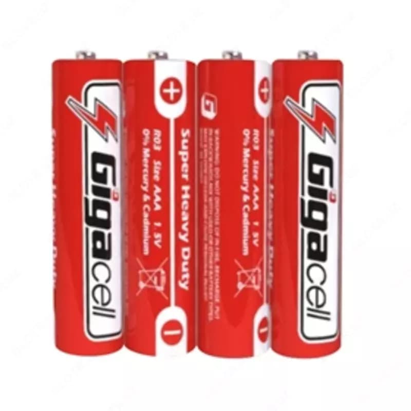 Батарейка ААА Gigacell Super Heavy Duty alkaline, 4 шт в пленке — 2
