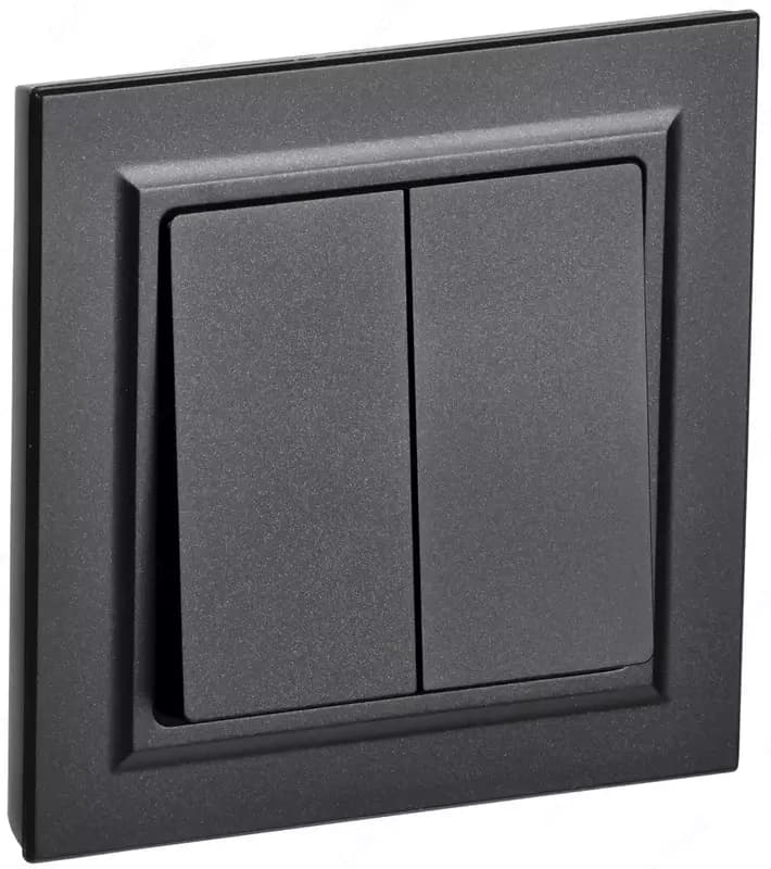 DUO (2 ВКЛ) MEGA — BLACK / DARK BROWN / DARK GREY / SILVER — 2