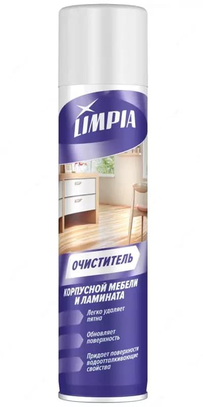 Полироль-очиститель для корпусной мебели и ламината ”Limpia” 300 мл — 1