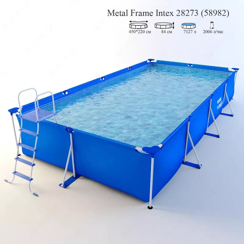 Прямоугольный каркасный бассейн INTEX 28273 — 2