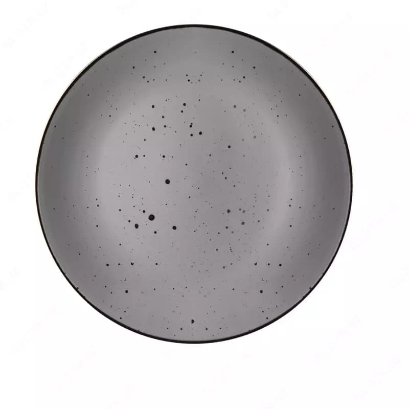 Комплект из 6 шт Тарелка десертная Ardesto Bagheria, 19 см, Grey, керамика — 1