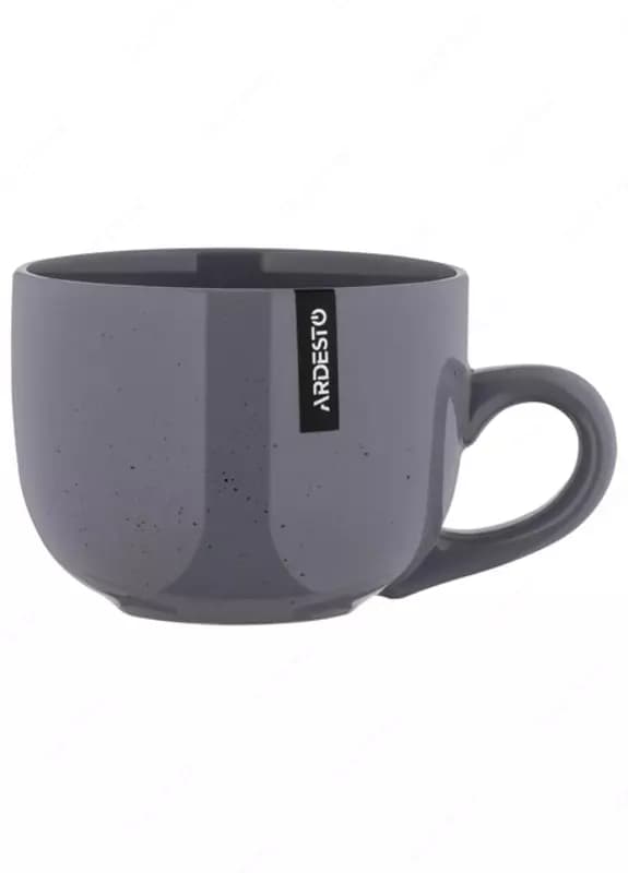 Чашка Ardesto Bagheria, 480 мл, Grey, керамика (6 шт в коробке) — 1
