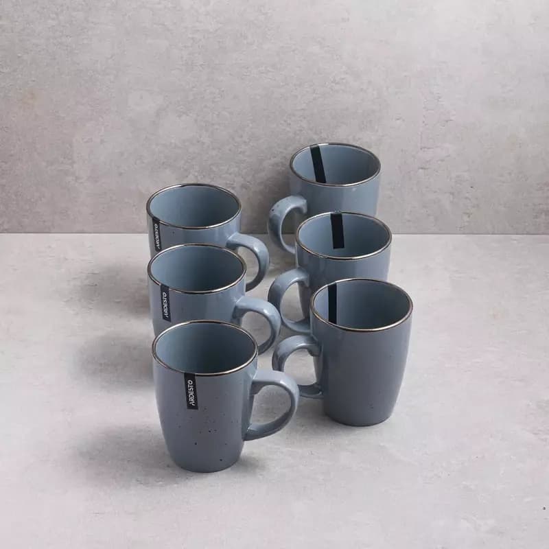 Чашка Ardesto Bagheria, 480 мл, Grey, керамика (6 шт в коробке) — 2
