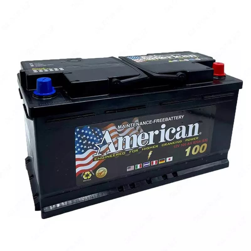 Аккумулятор для авто AMERICAN 12v100 (Турция) — 2