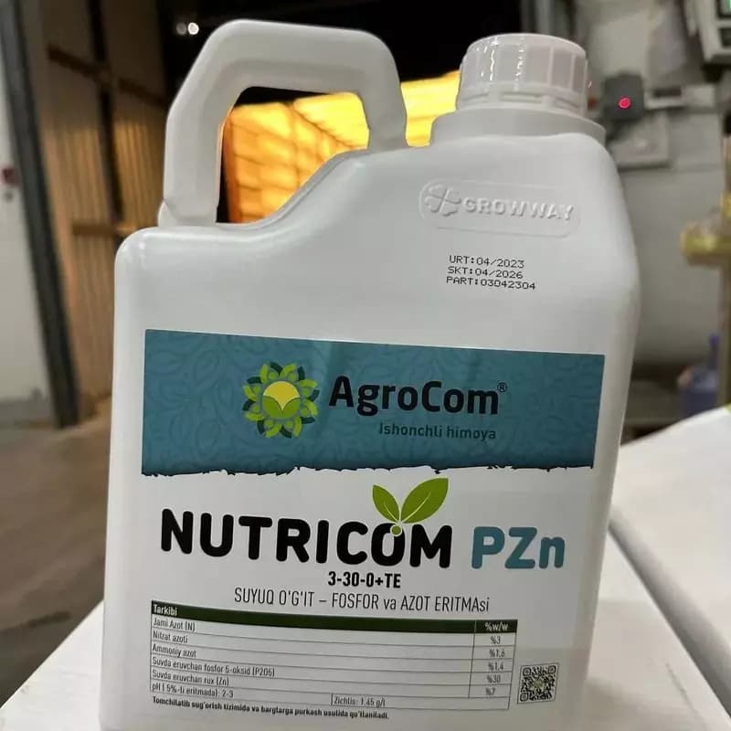 Органическое удобрение ”AgroCom” Nutricom Pzn 3-30-0+ТЕ — 1