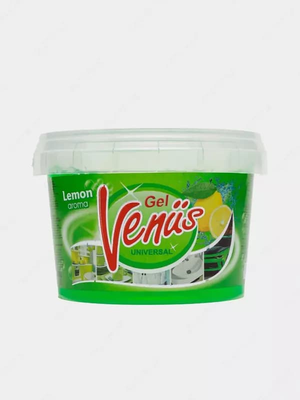Гель для посуды ”Venüs” Universal, аромат лимон, 450/1000 г (пластиковое ведро с ручкой) — 2