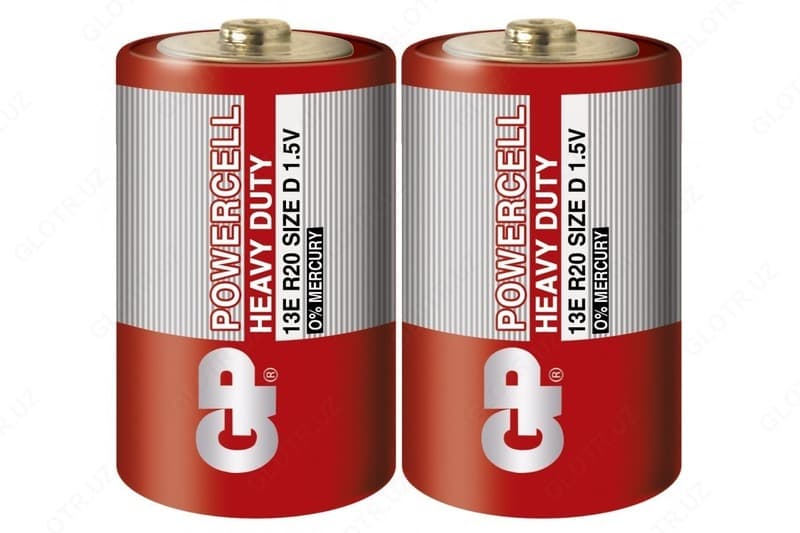 Батарейка GP POWERCELL 1.5V (R20) 2*Целлофан — 1