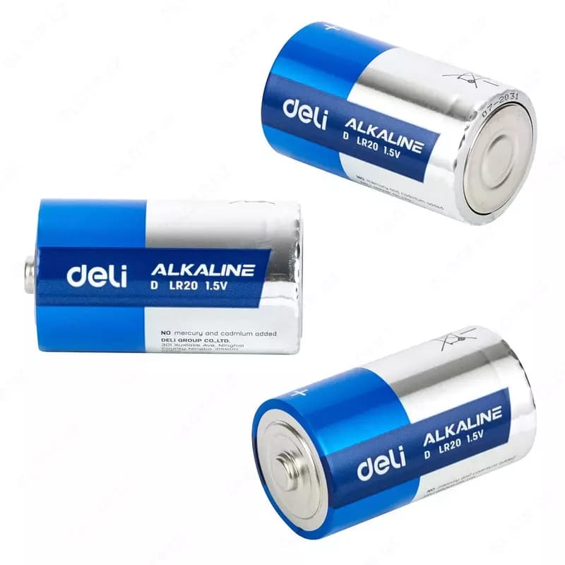 Батарейки D LR20 1.5V 2шт 82910 Deli — 3