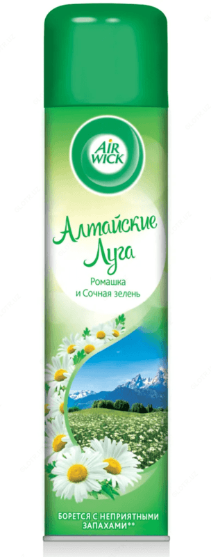 Освежитель воздуха Airwick ”Алтайские луга”, ромашка и сочная зелень, 290 мл х 12 — 2