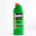 Чистящее средство для сантехники ”Sanfor” Universal, 10 в 1, гель, 750 мл. (Зелёное яблоко)