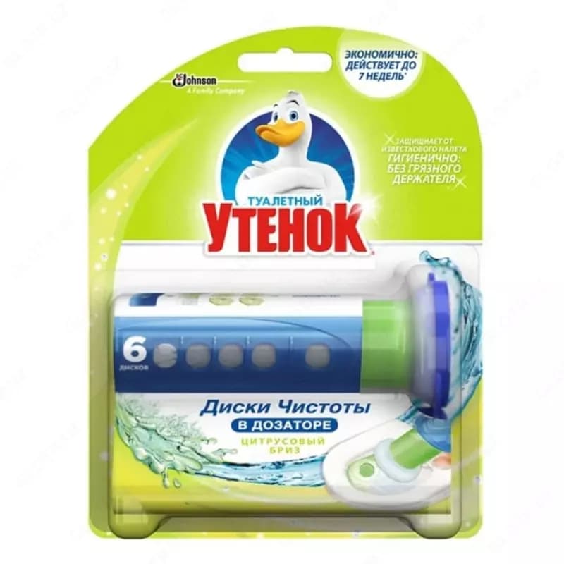 Диски чистоты для унитаза ”Туалетный Утенок”, 6 шт — 1