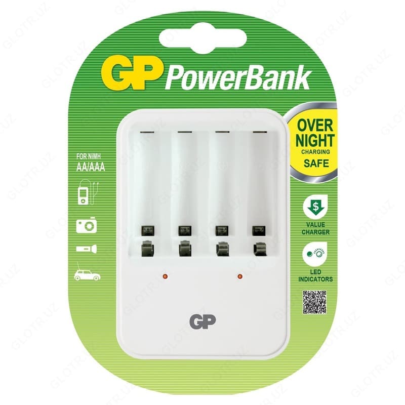 Зарядное устройство GP PowerBank PB420 (на 4 акк) UC1 1*BL — 2