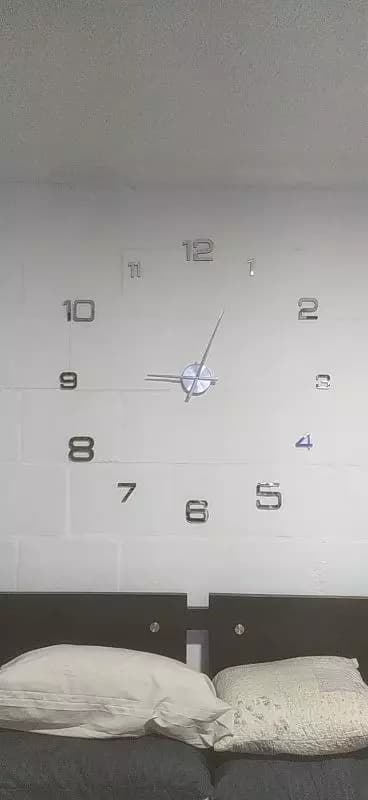 Большие настенные 3D часы — 2