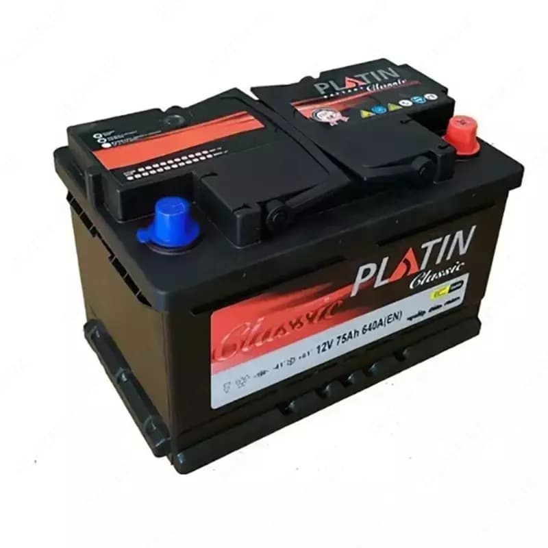 Аккумулятор для авто PLATIN 12v75 (Турция) — 1
