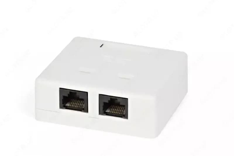 SET 2-PORTA интернет-розетка RJ45 (2 порта) — 3