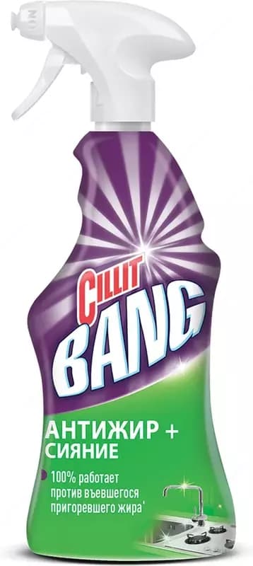 Чистящее средство для кухни Cillit Bang Trigger Антижир+Cияние, 750 мл — 2