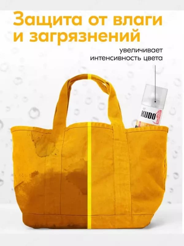 Водоотталкивающая пропитка Kudo KU-H430 для кожи и текстиля (400 мл.) — 7