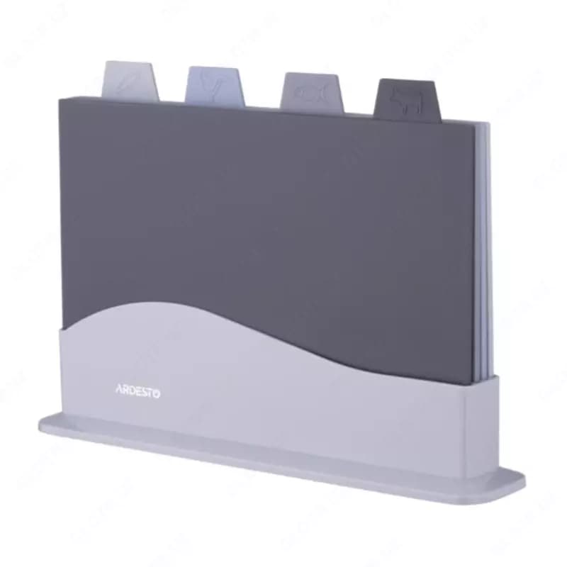 Набор досок кухонных на подставке Ardesto Fresh, 4шт, 23.8x33.8x7см, пластик — 2