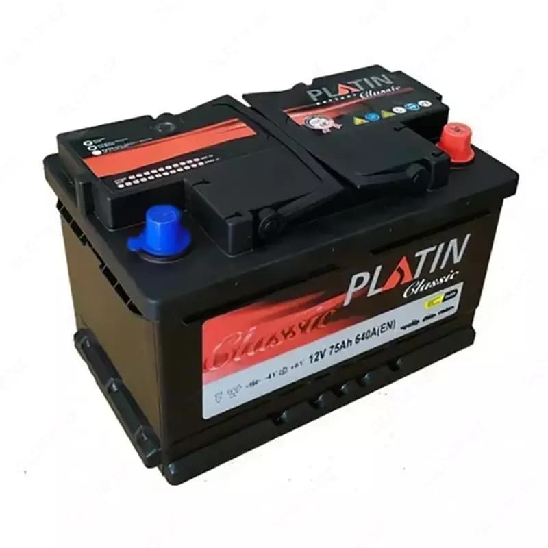 Аккумулятор для авто PLATIN 12v62 Шлакоблок, Азиатский корпус (Турция) — 1