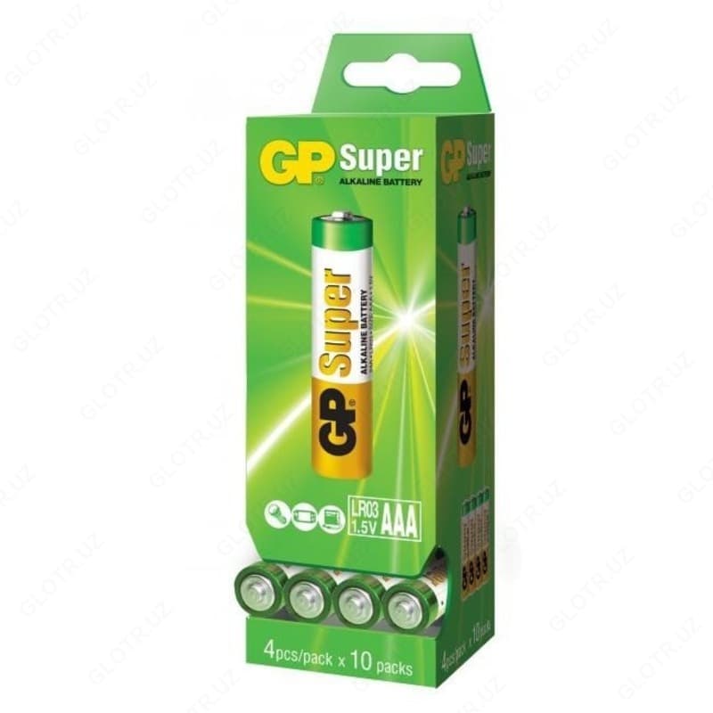 Батарейка GP ULTRA ALKALINE (LR03) DP40 — 1