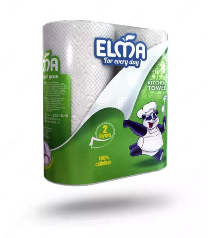 Полотенце бумажное ELMA, 2 шт — 3