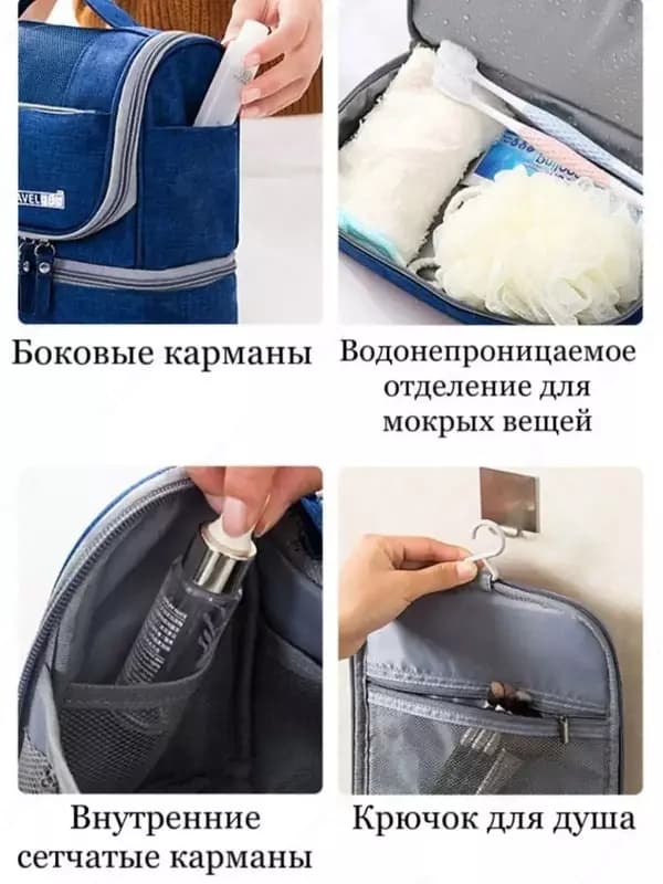 Дорожная косметичка-органайзер — 3