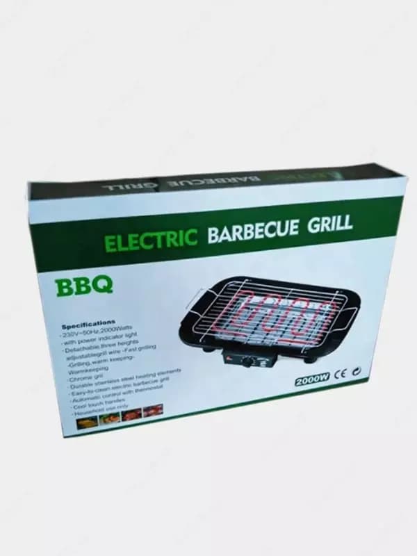 Электрический Мангал-барбекю-гриль ”BBQ” 2000W (Черный) — 5