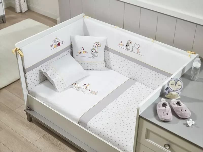Комплект постельного белья и бортики Mia baby от ALMILA🇹🇷 (Турция) — 4
