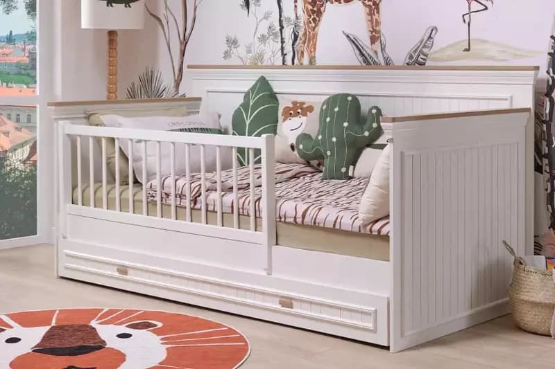 Комплект постельного белья для детской кроватки Almila "Safari" (Турция) — 2