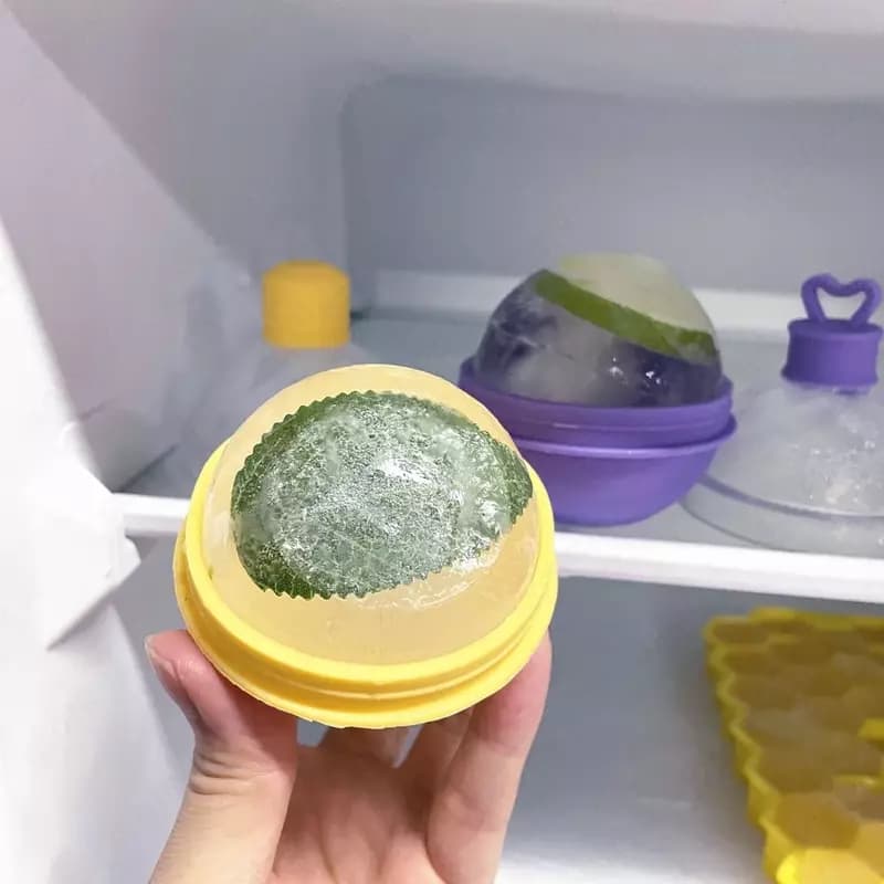 Форма для льда сферическая Ice Ball Голубая — 2