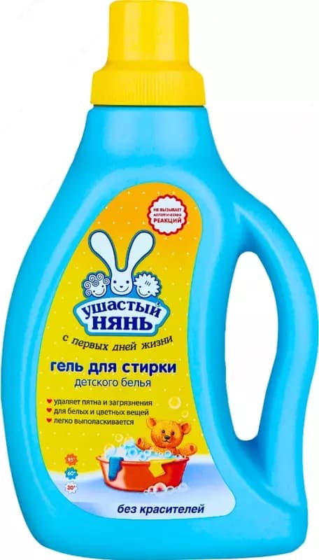 Гель для стирки Ушастый Нянь для детского белья, 0.75 л — 1