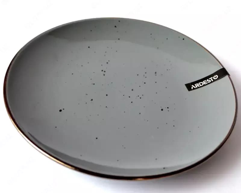 Тарелка десертная Ardesto Bagheria, 19 см, Grey, керамика (6 шт в коробке) — 2