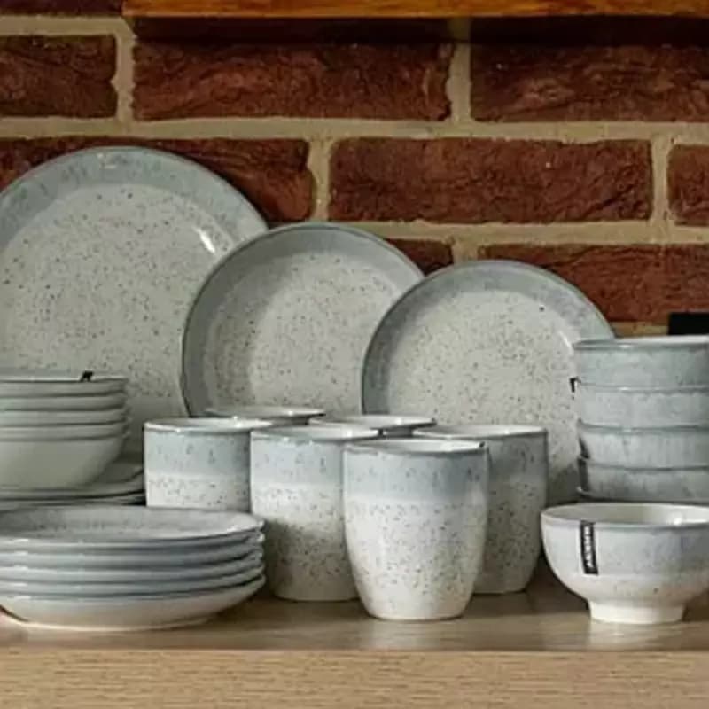Тарелка суповая Ardesto Bagheria, 20 см, Grey, керамика (6 шт в коробке) — 3