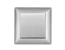 Выключатель (одноклавишный) ”Dusel” Rich, 10А, 210-250 В (Silver)