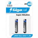 Батарейка ААА Gigacell Super alkaline (LR03), 2 шт в блистере