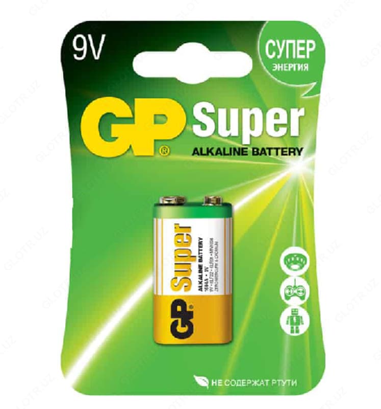 Батарейка GP SUPER ALKALINE (6LF22) 1*BL — 1