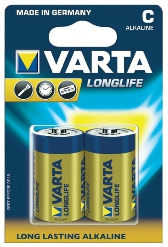 Батарейка VARTA LONGLIFE C/LR14 — 3