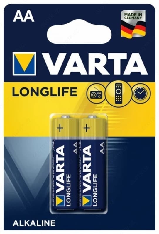 Батарейка VARTA LONGLIFE AA — 2