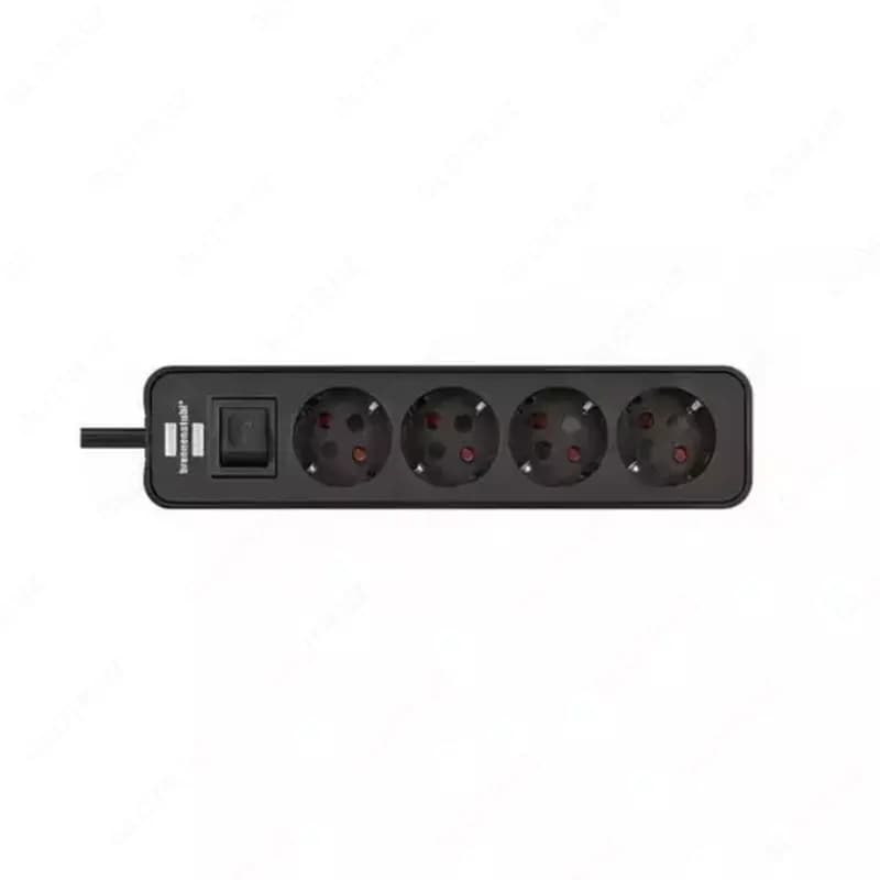 Удлинитель Ecolor 4 розетки, 2 USB, 1.5 метра, с выключателем — 2