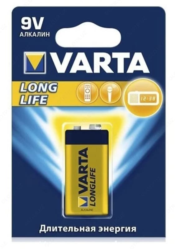 Батарейка VARTA LONGLIFE 9V — 2