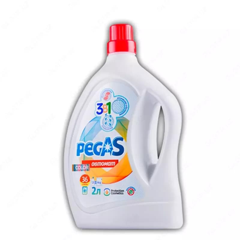 Порошок стиральный ”PEGAS” жидкий, 1 литр — 2
