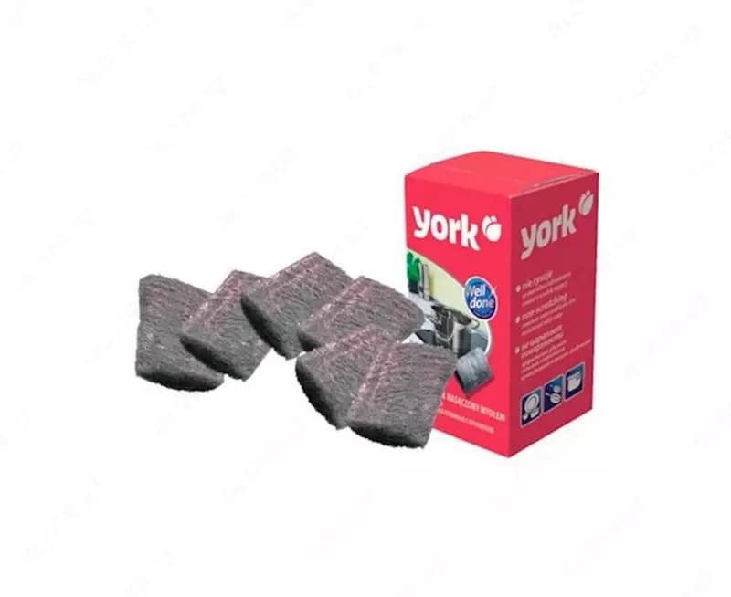 Мочалка кухонная с пропиткой YORK, 6 шт. в упаковке — 1