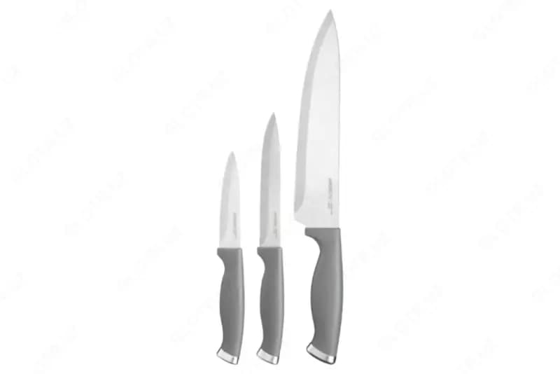 Набор ножей Ardesto Gemini Gourmet 3 пр., черный, нержавеющая сталь, пластик — 2