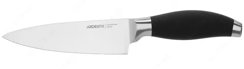 Кухонный нож поварской Ardesto Gemini, 15,2 см, черный, нерж.сталь, пластик — 1