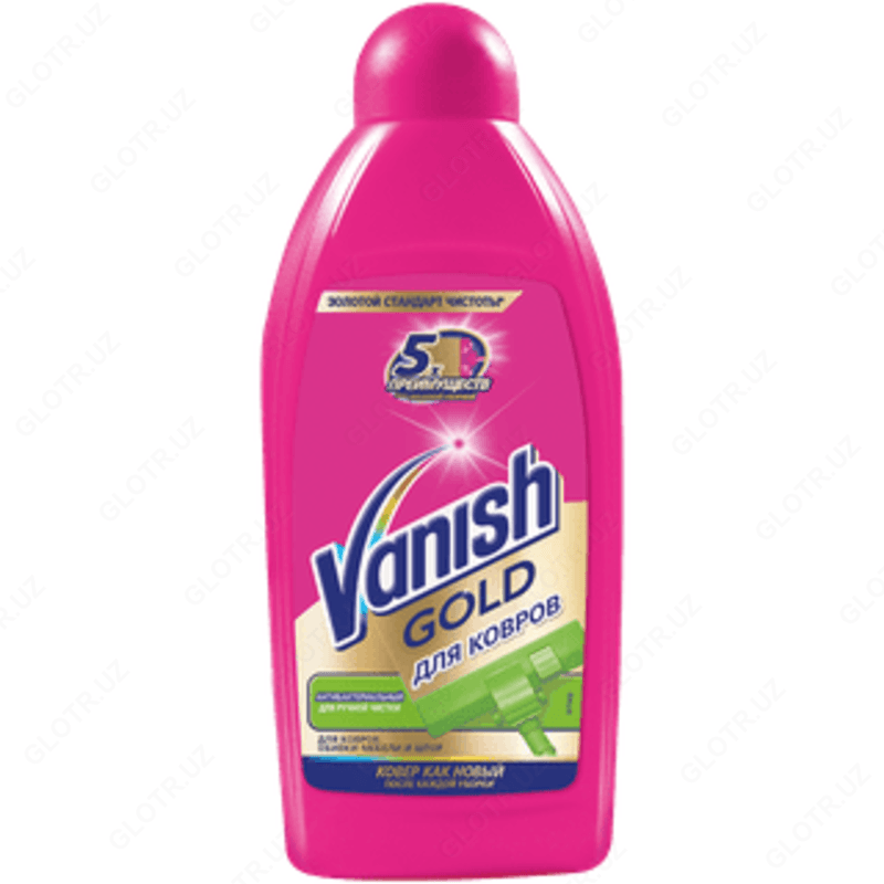 Антибактериальный шампунь Vanish Gold для ручной чистки ковров, 450 мл х 16 — 1